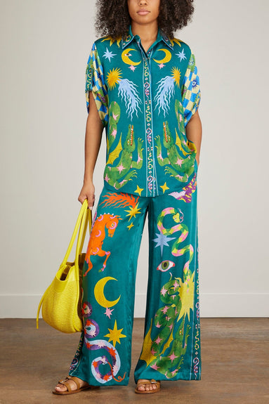 Alemais Tops Guardian Oversized Shirt in Multi Alemais Guardian Oversized Shirt in Multi