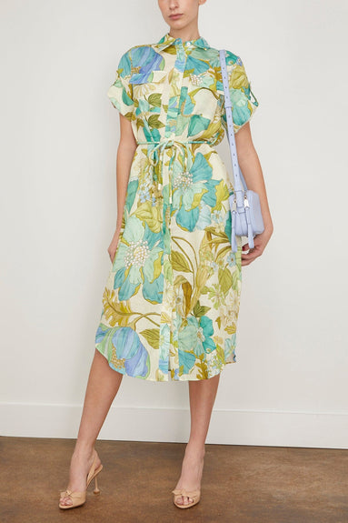 Alemais Casual Dresses Janis Shirtdress in Blue Alemais Janis Shirtdress in Blue