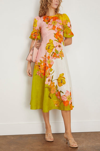 Alemais Dresses Silas Midi Dress in Multi