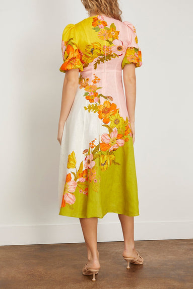 Alemais Dresses Silas Midi Dress in Multi