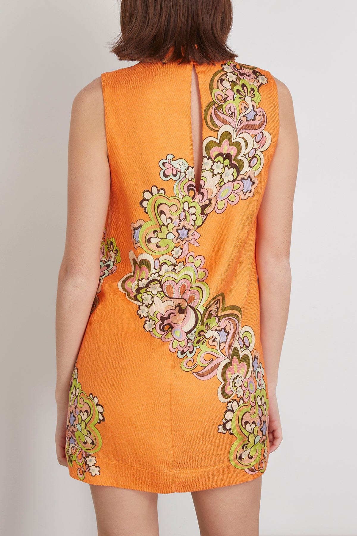 Alemais Casual Dresses Starscape Mini Dress in Tangerine Alemais Starscape Mini Dress in Tangerine