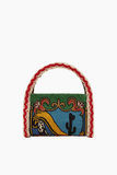 Alemais Ace Beaded Barrel Bag in Multi