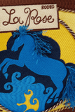 Alemais Ace Horse Embellished Clutch in Multi