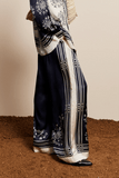 Alemais Banderra Silk Pant in Ink