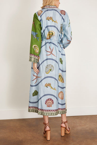 Alemais Casual Dresses Bath House Silk Shirtdress in Multi Alemais Bath House Silk Shirtdress in Multi