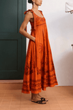 Alemais Boathouse Ballet Sundress in Orange