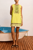 Alemais Bridgette Mini Dress in Citrus