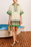 Alemais Bridgette Mini Shirtdress in Cream