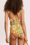 Alemais Charlie Belted One Piece in Multi