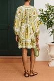 Alemais Dixie Mini Dress in Citrus