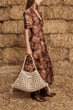 Alemais Ezra Midi Dress in Chocolate