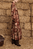 Alemais Ezra Silk Shirtdress in Chocolate