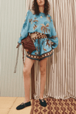 Alemais Georgie Top in Blue