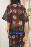 Alemais Jasper Relaxed Shirt in Chocolate