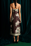 Alemais Josie Bodice Midi Dress in Plum