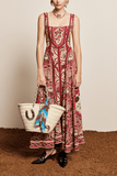 Alemais Kenny Midi Dress in Red