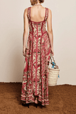 Alemais Kenny Midi Dress in Red