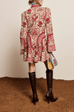 Alemais Kenny Mini Dress in Red
