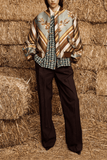 Alemais La Rosa Jacquard Bomber Jacket in Multi