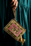 Alemais Lacey Embroidered Clutch in Multi