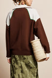 Alemais Lasso Knit Polo in Chocolate