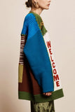 Alemais Lasso Patchwork Knit Cardigan in Multi