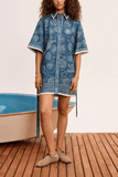 Alemais Lucky Mini Dress in Blue