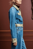 Alemais Marcel Denim Jacket in Indigo