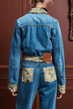 Alemais Marcel Denim Jacket in Indigo
