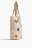 Alemais Maroc Library Tote in Ivory