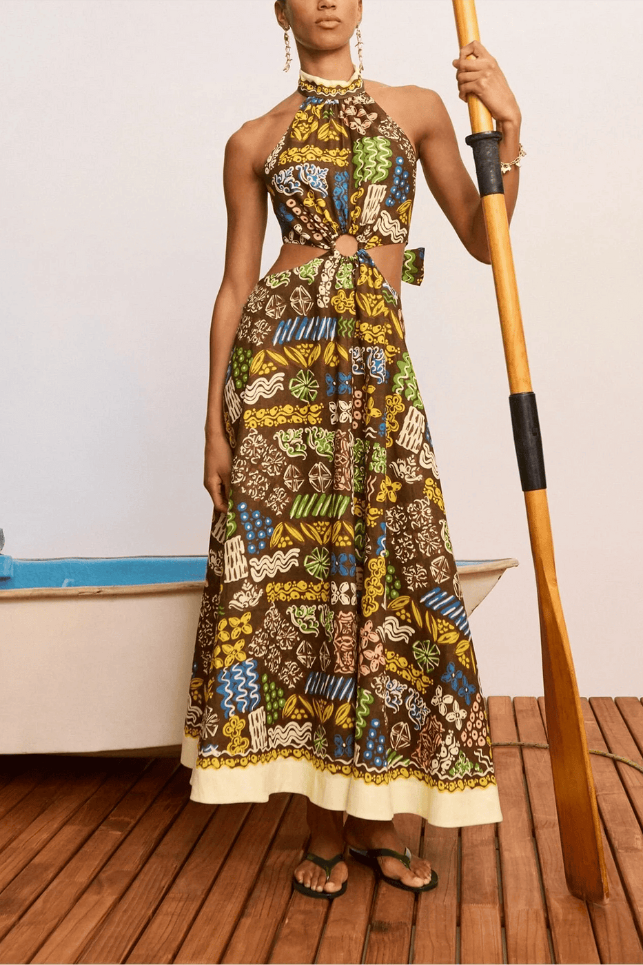 Alemais Minnie Midi Dress in Multi