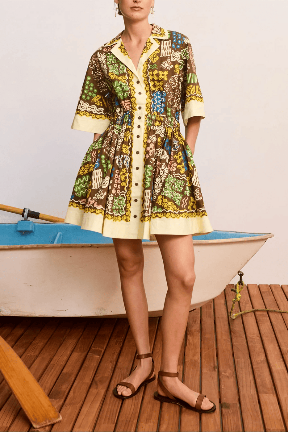 Alemais Minnie Mini Dress in Multi