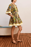 Alemais Minnie Mini Dress in Multi