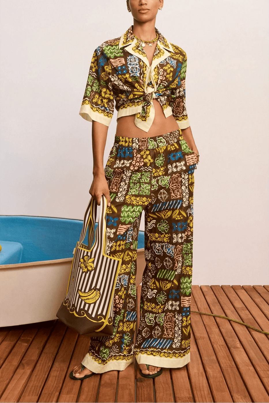 Alemais Minnie Pant in Multi