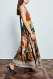 Alemais Mlak Halter Midi Dress in Multi