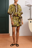 Alemais Mona Sarong Skirt in Yellow