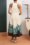 Alemais Natalia Tank Midi Dress in Cream