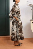 Alemais Otis Shirtdress in Chocolate