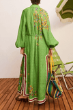 Alemais Phyllis Midi Dress in Green