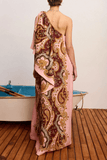 Alemais Porter Midi Dress in Burgundy