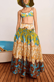 Alemais Splice Midi Skirt in Multi
