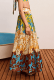Alemais Splice Midi Skirt in Multi