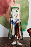 Alemais Tangible Love Silk Midi Dress in Multi