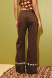 Alemais Tobe Denim Jean in Chocolate