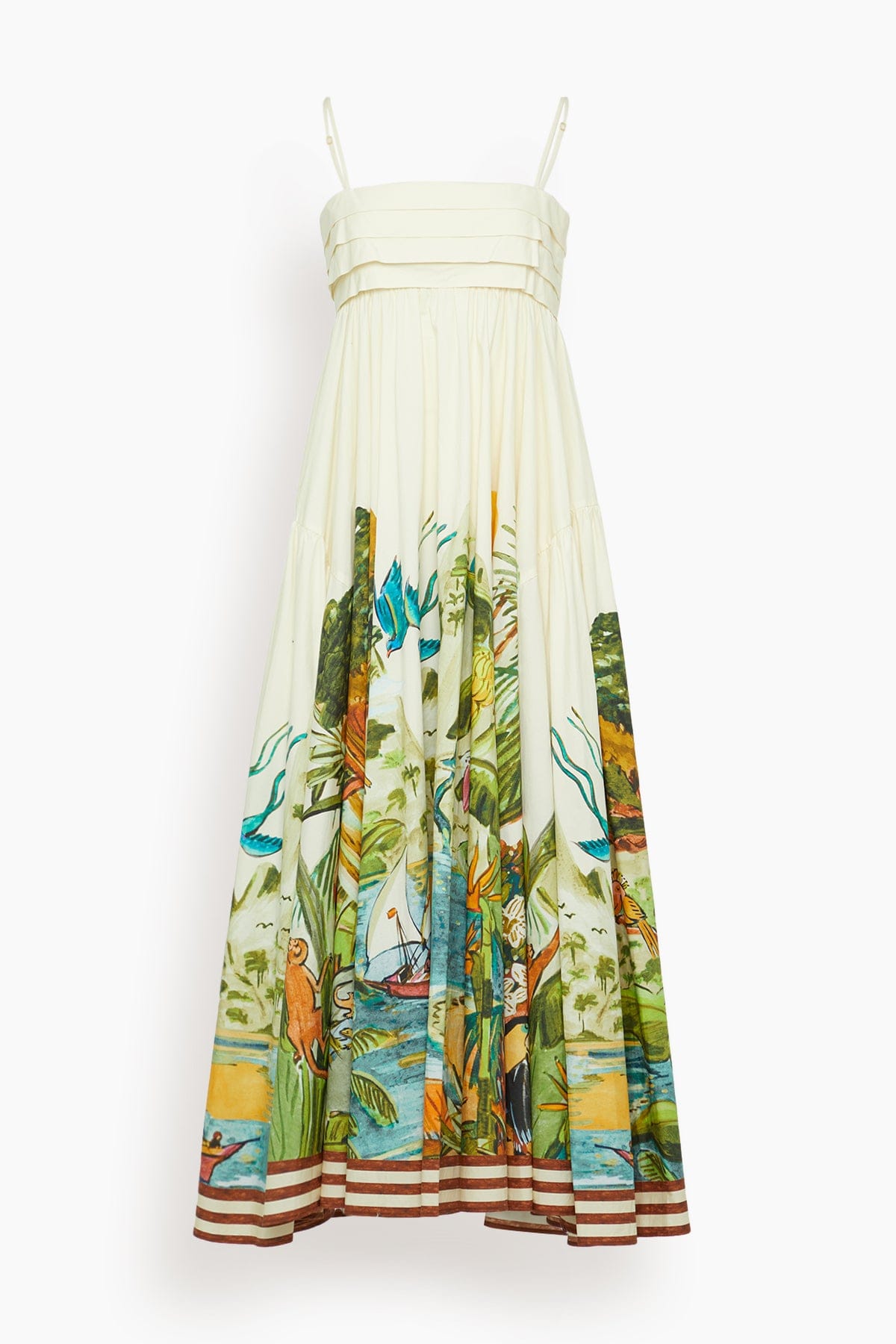 Alemais - Alemais Toucan Tango Midi Dress in Multi 14 / 10 US - Hampden Clothing Alemais - Alemais Toucan Tango Midi Dress in Multi 14 / 10 US - Hampden Clothing