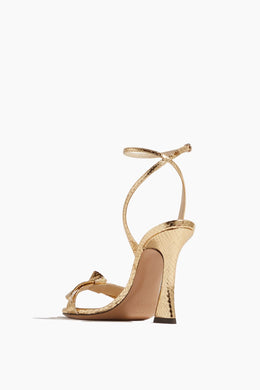 Alexandre Birman Strappy Heels Clarita Bell Sandal in Golden Alexandre Birman Clarita Bell Sandal in Golden