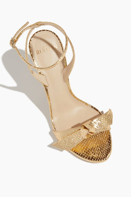 Alexandre Birman Strappy Heels Clarita Bell Sandal in Golden Alexandre Birman Clarita Bell Sandal in Golden