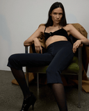 Allison Capri Pant in Noir
