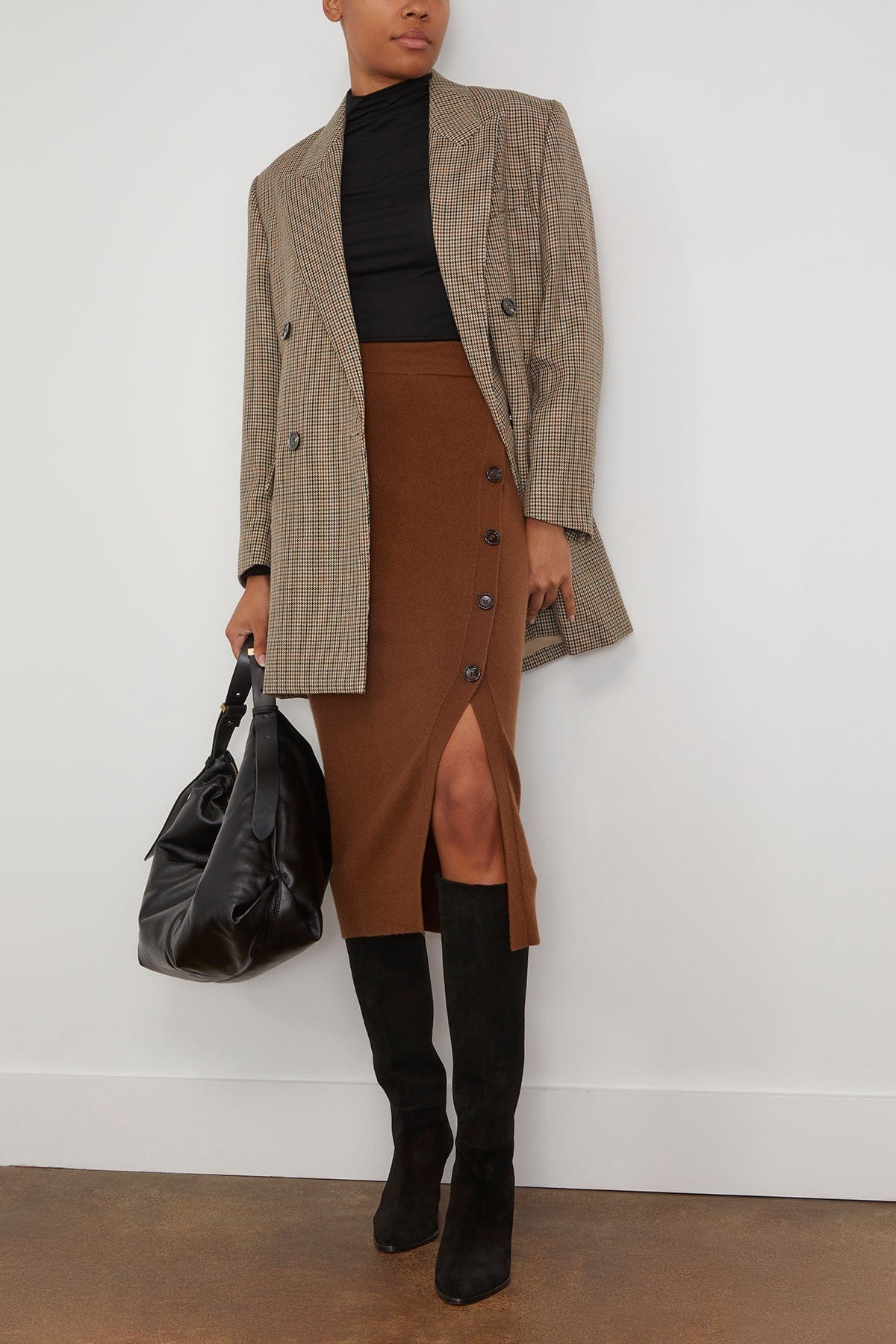 Allude Skirts Skirt in Brown Allude Skirt in Brown