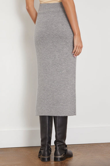 Allude Skirts Skirt in Heather Melange Allude Skirt in Heather Melange